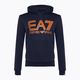 Pánska mikina EA7 Emporio Armani Train Logo Series Oversize Logo Hoodie Coft navy blue