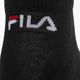 FILA Unisex Invisble Plain 3 Pack ponožky čierne 4