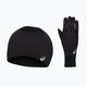 ASICS Running Pack čiapka + rukavice performance čierna 9