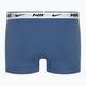 Pánske boxerky Nike Everyday Cotton Stretch Trunk 3 páry star blue/wolf grey/black white 3