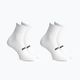 Cyklistické ponožky Rogelli Essential 2 páry biele