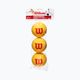 Detské tenisové loptičky Wilson Starter Tour Foam Tball 3 ks žlté WRZ258900