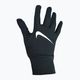 Pánske bežecké rukavice Nike Accelerate RG black/black/silver 5