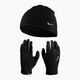 Dámsky set čiapka + rukavice Nike Fleece black/black/silver 11