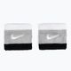 Náramky Nike Swoosh 2 ks šedá/čierna N0001565-016 2