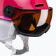 Detská lyžiarska prilba Salomon Grom Visor S2 ružová L399162 6