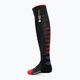 Lyžiarske ponožky Lenz Heat Sock 5.1 Toe Cap Regular Fit Grey-Red 17 2