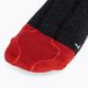 Lyžiarske ponožky Lenz Heat Sock 5.1 Toe Cap Regular Fit Grey-Red 17 4