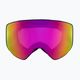 Lyžiarske okuliare Red Bull SPECT Jam S2 + náhradné šošovky S2 matná čierna/fialová/vínová zrkadlová/oblačný sneh 2