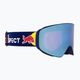 Lyžiarske okuliare Red Bull SPECT Jam S3 + náhradné šošovky S2 matná modrá/fialová/modré zrkadlo/oblačný sneh