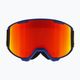 Lyžiarske okuliare Red Bull SPECT Solo S2 matné tmavomodré/modré/hnedé/červené zrkadlové 2