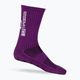 Pánske protišmykové futbalové ponožky Tapedesign fialové 2