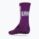 Pánske protišmykové futbalové ponožky Tapedesign fialové 3