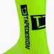 Protišmykové futbalové ponožky Tapedesign žlté 4