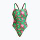 Funkita Jednodielne dámske plavky bez ramienok Zelená FKS020L7154912