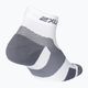 2XU Vectr Lght Cush 1/4 Crew biele športové ponožky UA5047E 2