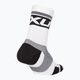 2XU Vectr Cushion Crew bielo-čierne športové ponožky UA5053E 2