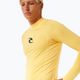 Pánske plavecké tričko Rip Curl Waves Upf Perf L/S s dlhým rukávom žlté 5