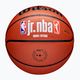 Basketbalová lopta Wilson NBA JR Fam Logo Indoor Outdoor hnedá veľkosť 7 5