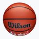 Basketbalová lopta Wilson NBA JR Fam Logo Indoor Outdoor hnedá veľkosť 6 4