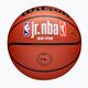 Basketbalová lopta detskáWilson NBA JR Fam Logo Indoor Outdoor brown veľkosť 5 5