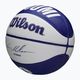 Basketbalová lopta detská Wilson NBA Player Local Markkanen modrá veľkosť 5 3