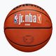 Basketbalová lopta Wilson NBA JR Fam Logo Authentic Outdoor brown veľkosť 7 5