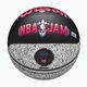 Basketbalová lopta Wilson NBA Jam Indoor Outdoor black/grey veľkosť 7 5