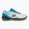 Pánska bedmintonová obuv YONEX 65 Z3 white/ ocean blue 2