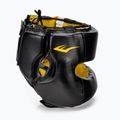 EVERLAST Elite Lea Headgear pánska boxerská prilba čierna EV 720 2