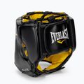EVERLAST Elite Lea Headgear pánska boxerská prilba čierna EV 720 3