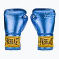 Kožené boxerské rukavice Everlast Fight  modré 2