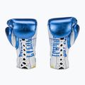Kožené boxerské rukavice Everlast Fight  modré 3