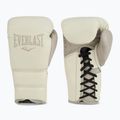 Boxerské rukavice Everlast Powerlock 2 Laced Pro Training biele