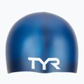Detská plavecká čiapka TYR Wrinkle-Free Silicone navy