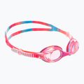 Detské plavecké okuliare TYR Swimple Tie Dye Non-Mirrored pink/pink/white