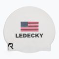 Plavecká čiapka TYR Ledecky Silicone white 2