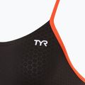 Dámske jednodielne plavky TYR Hexa Cutoutfit black/orange 2