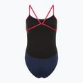Dámske jednodielne plavky TYR Hexa Cutoutfit navy/red 2