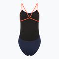Dámske jednodielne plavky TYR Hexa Cutoutfit navy/orange 2