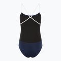 Dámske jednodielne plavky TYR Hexa Cutoutfit navy/white 2