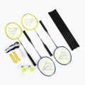 Dunlop Nitro-Star SSX 1.0 4 Player bedmintonový set modrá/žltá 13015340