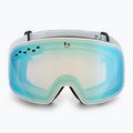 Lyžiarske okuliare Bollé Nevada Small white metalic blue matte/azure 2