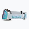 Lyžiarske okuliare Bollé Nevada Small white metalic blue matte/azure 4