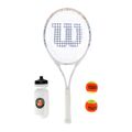 Detská tenisová súprava Wilson Roland Garros Elite 25 oranžovo-biela WR086810F