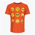 Detské tenisové tričko Wilson Emoti-Fun Tech Tee orange WRA807403