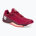 Dámska tenisová obuv Wilson Rush Pro 4.0 Clay beet red/white/tropical peach