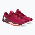 Dámska tenisová obuv Wilson Rush Pro 4.0 Clay beet red/white/tropical peach 4