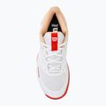 Dámska tenisová obuv Wilson Kaos Stroke 2.0 white/peach perfait/infrared 5