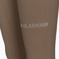 Dámske tréningové legíny Gym Glamour push up beige 312 8